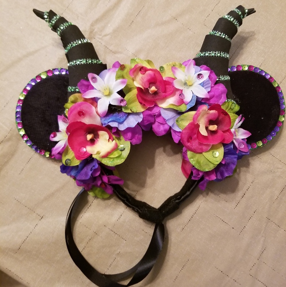 Custom Maleficent Mickey Mouse Ears